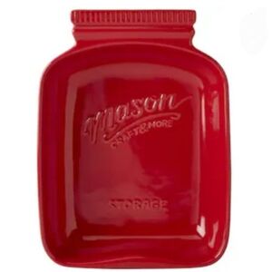 Mason Jar Shape Bowl 9.25" L X 7" W X 2.50"H. / 1.25 QT.